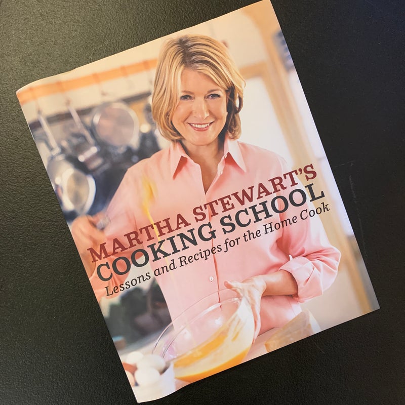 Martha Stewart's Cooking School (signed)