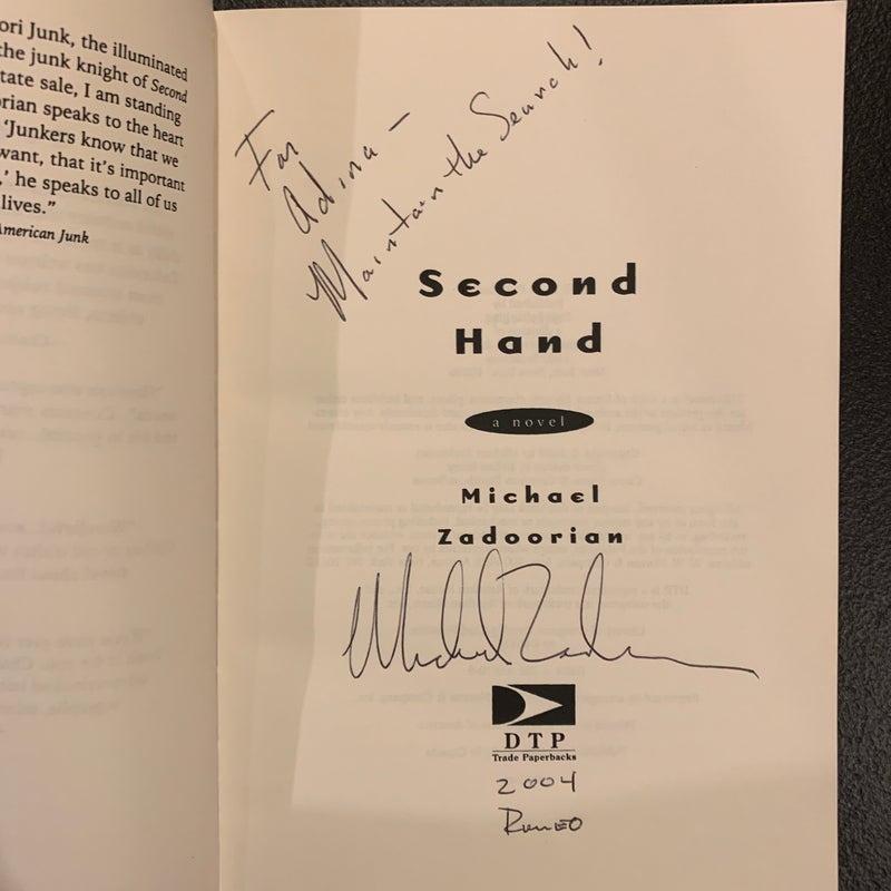 Second Hand (signed)