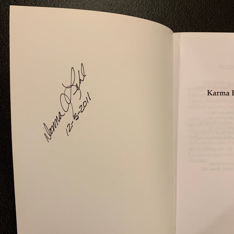 Karma Finds the Chameleon (signed)
