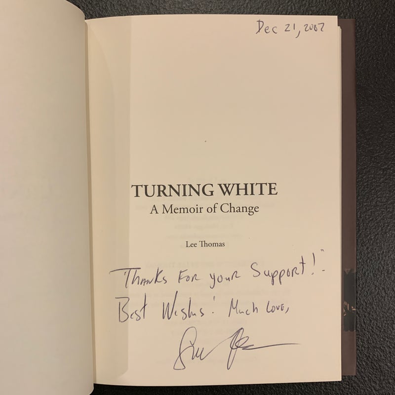 Turning White (signed)