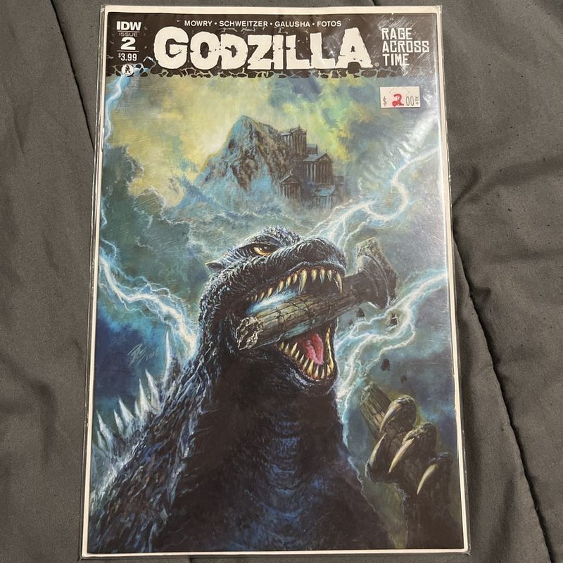 Godzilla Movie Postcard Book