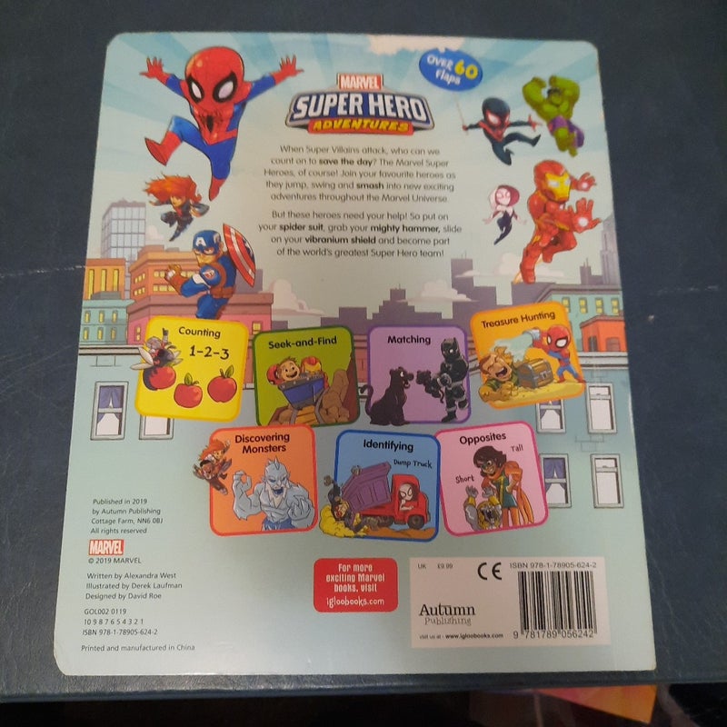 Marvel Super Hero Save the Day Flap Book