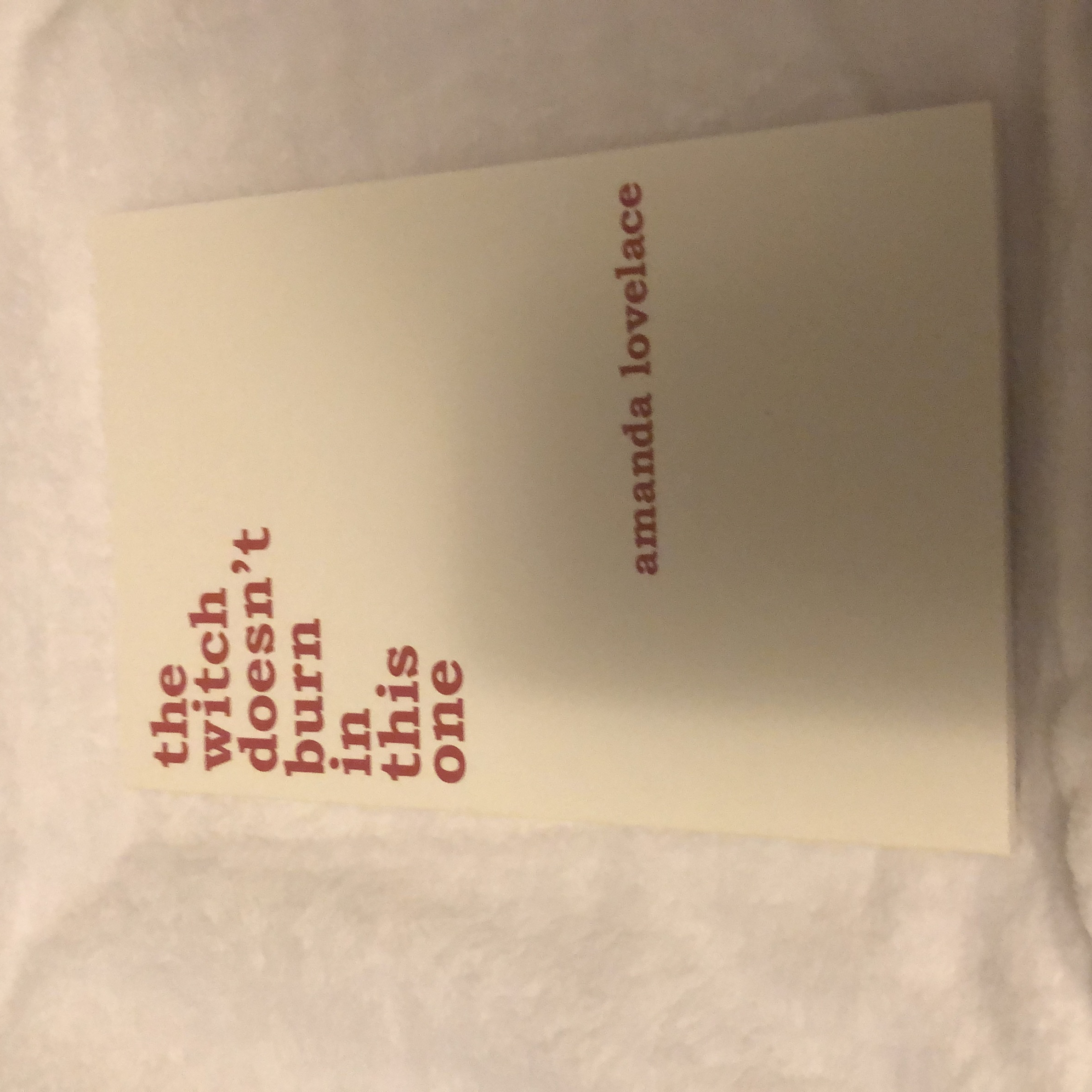 the witch doesn't burn in this one