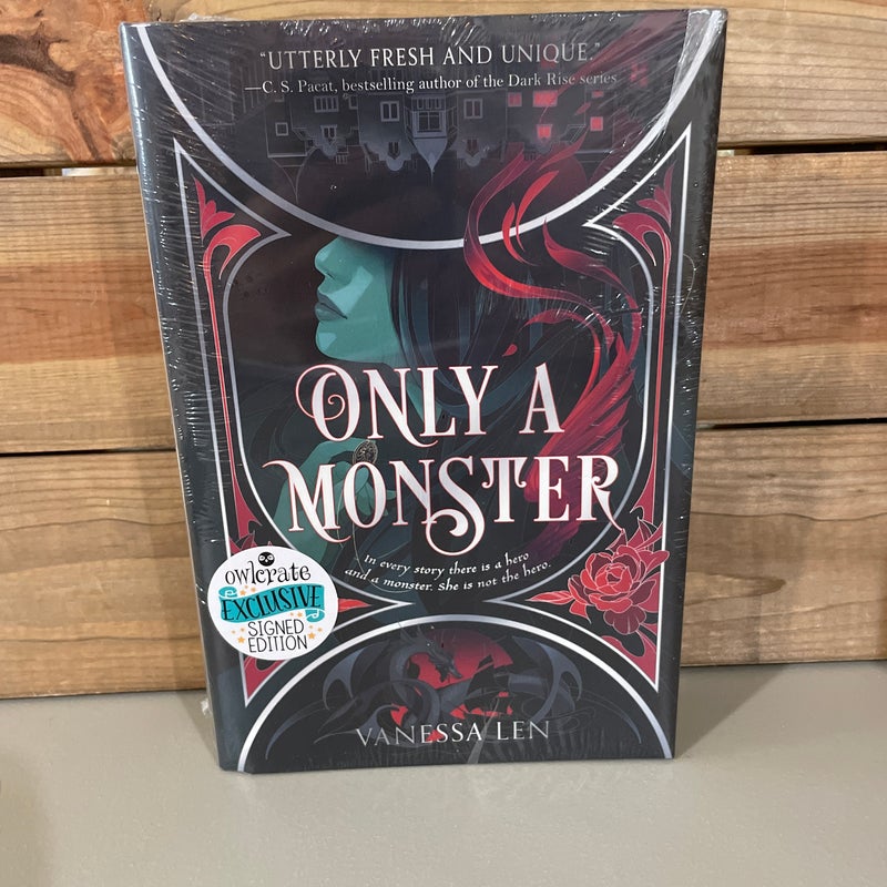 Owlcrate Exclusive Signed/Sprayed edges editon of Only a Monster