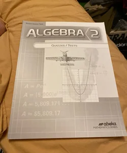 Algebra 2 Quiz/Test