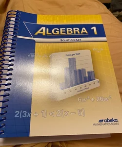 Algebra 1 Solution key 