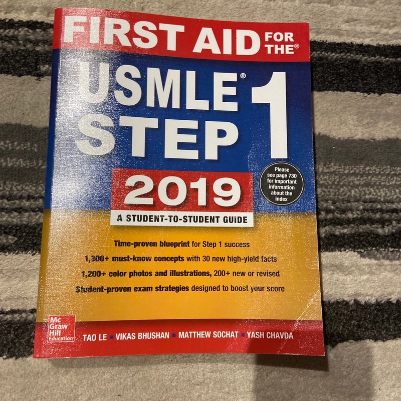 First Aid for the USMLE Step 1 2019, Twenty-Ninth Edition