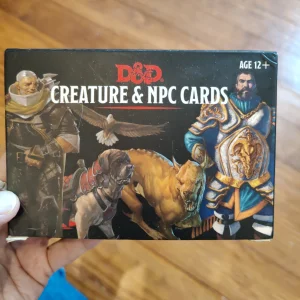 Dungeons and Dragons Spellbook Cards: Creature and NPC Cards (d&d Accessory)