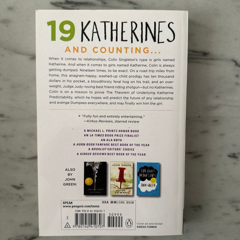 An Abundance of Katherines