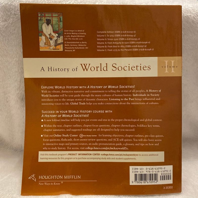 A History of World Societies -7th Edition