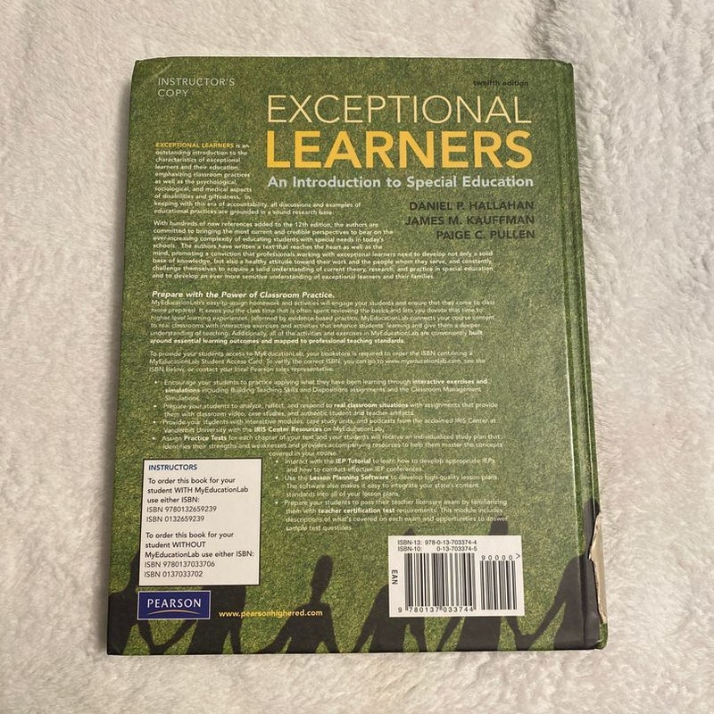 Exceptional Learners 
