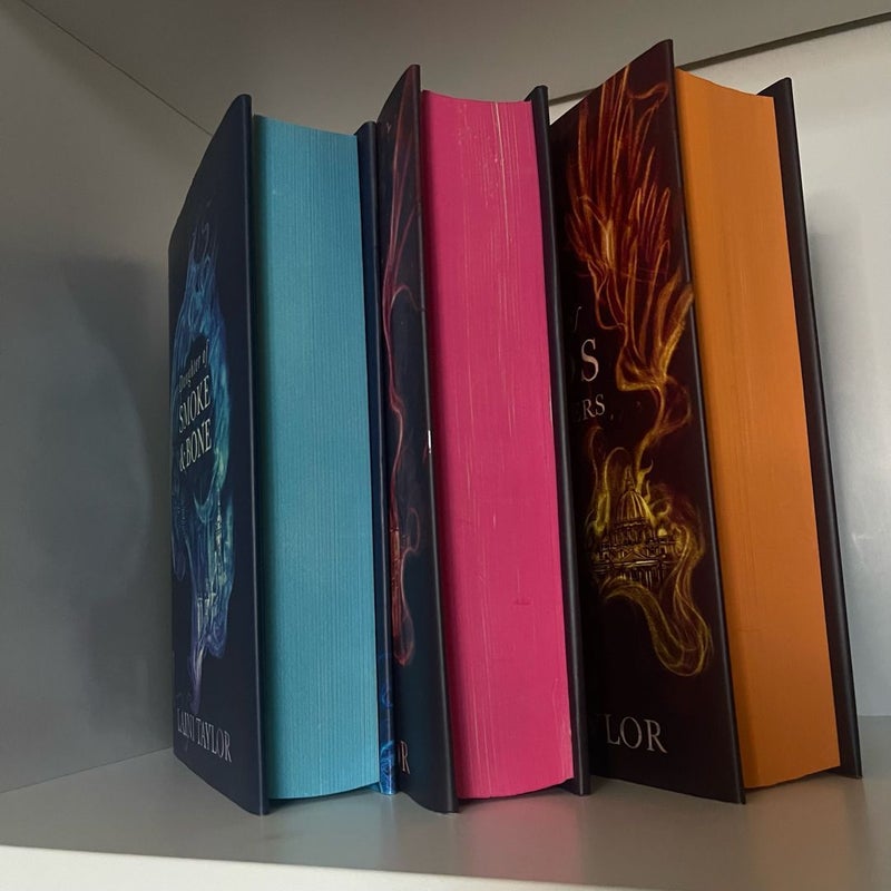 Daughter of Smoke & Bone Trilogy ILLUMICRATE SIGNED SPECIAL EDITIONS 