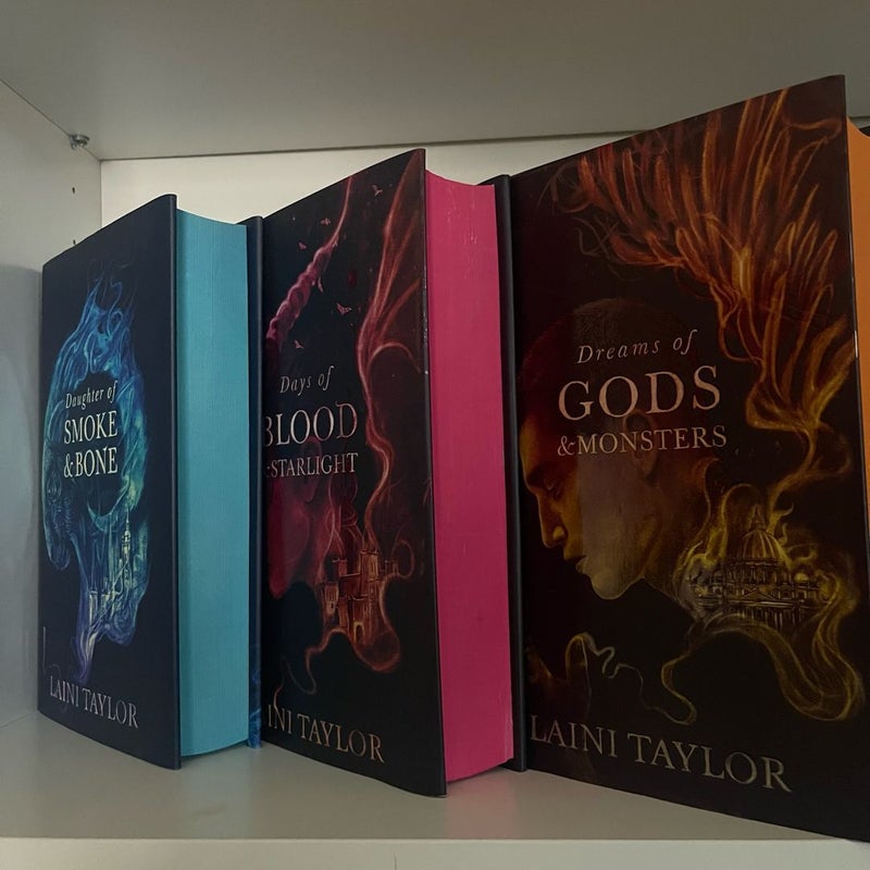 Daughter of Smoke & Bone Trilogy ILLUMICRATE SIGNED SPECIAL EDITIONS 