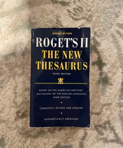 Rogets ll The New Thesaurus 