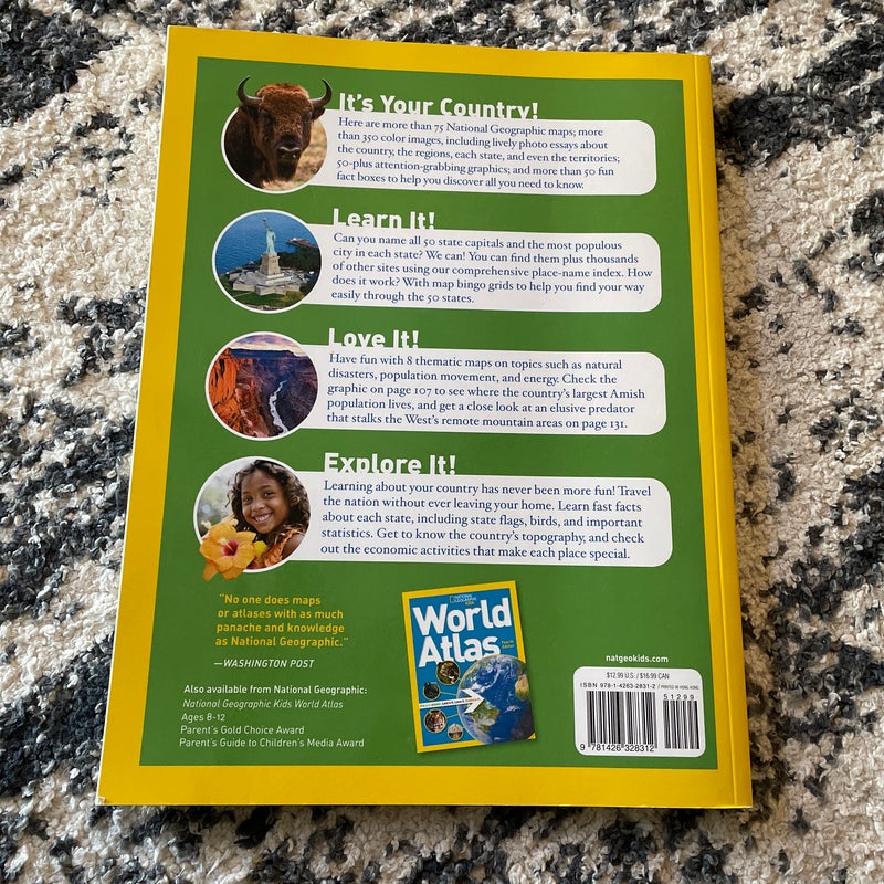 National Geographic Kids United States Atlas, Fifth Edition