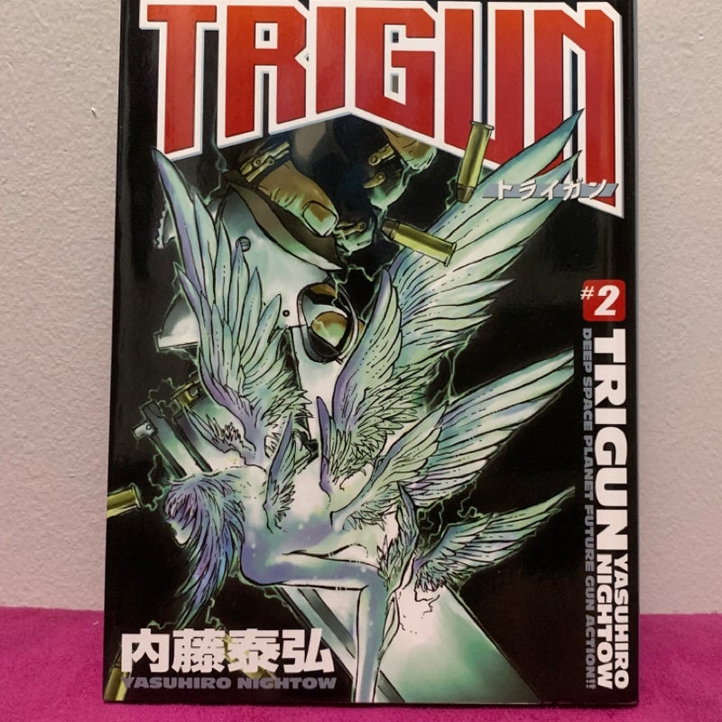 Trigun Volume 1 and 2: Deep Space Planet Future Gun Action!! Japanese Language