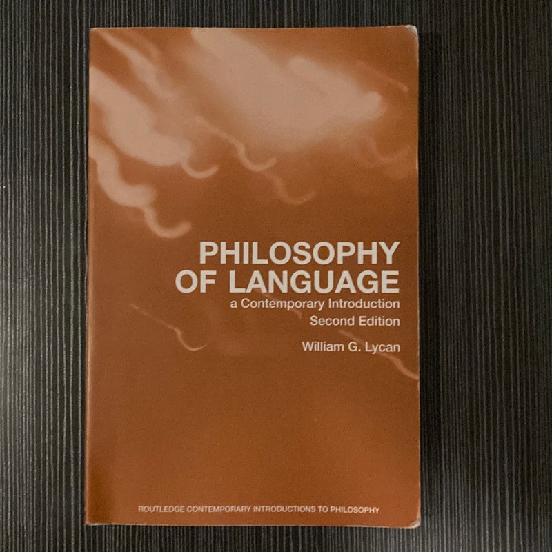 Philosophy of Language