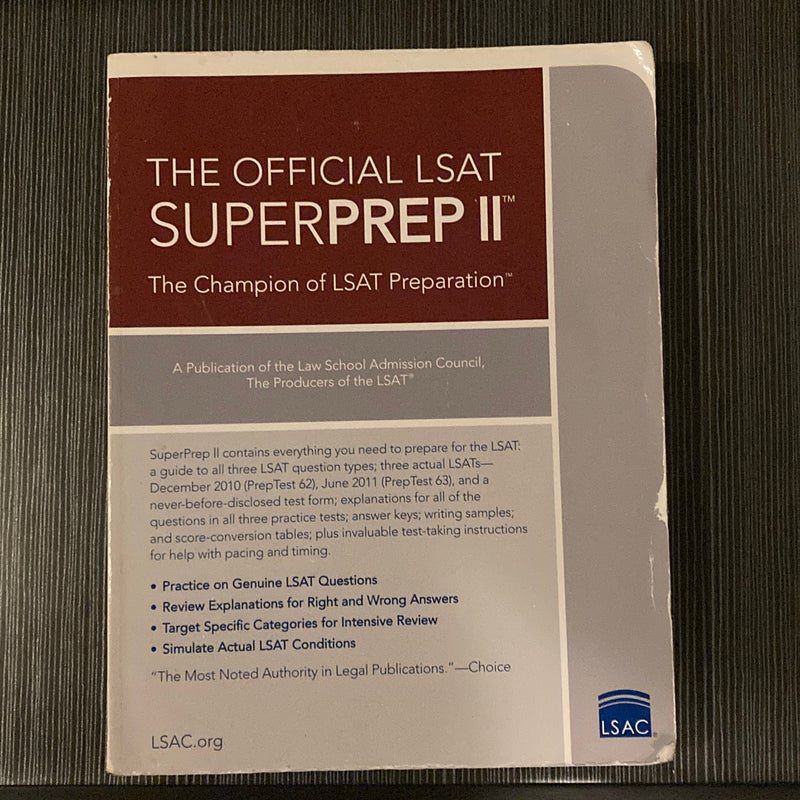 The Official LSAT SuperPrep II