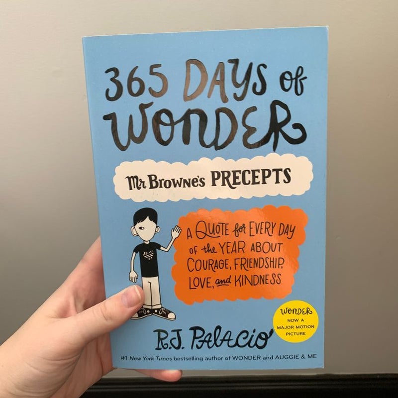 365 Days of Wonder: Mr. Browne's Precepts