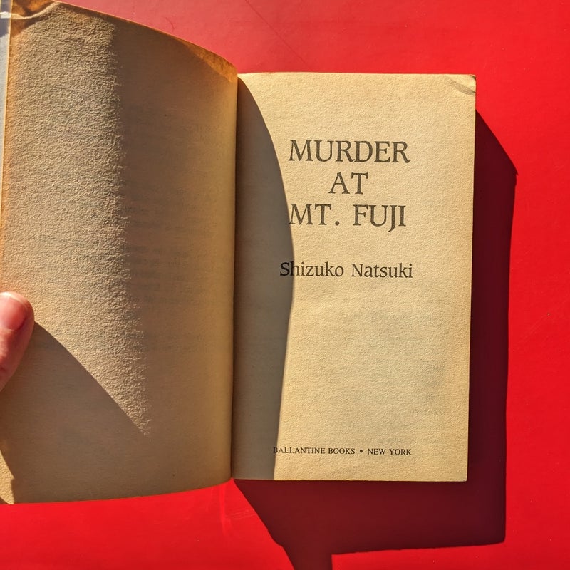 Murder at Mt. Fuji
