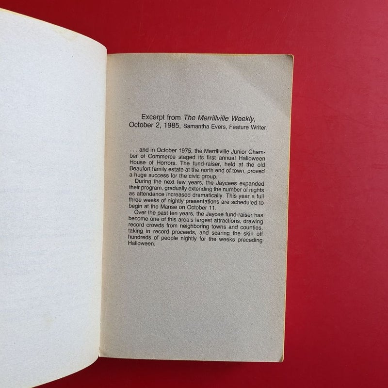 The Manse (Paperbacks from Hell, pg. 164)