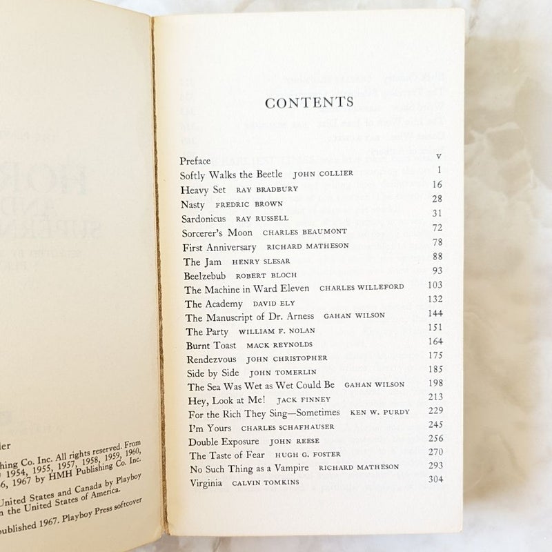 The Playboy Book of Horror and the Supernatural