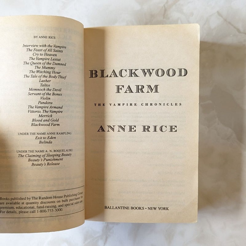 Blackwood Farm
