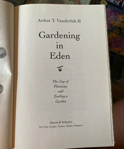 Gardening in eden