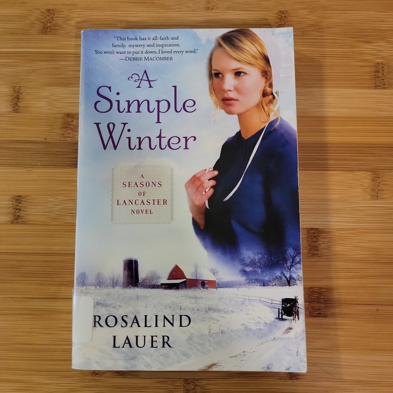 A Simple Winter A Seasons of Lancaster Novel