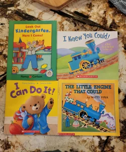 Scholastic Bundle - The Little Engine That Could, I Knew I Could! I Can Do It!, Look out Kindergarten Here I Come!
