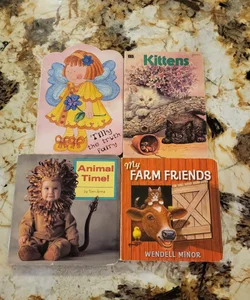 Board Book Bundle - Animal Time!,Tilly The Truth Fairy, Kittens, My Farm Friends