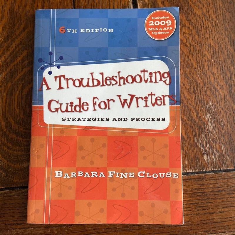 A Troubleshooting Guide for Writers