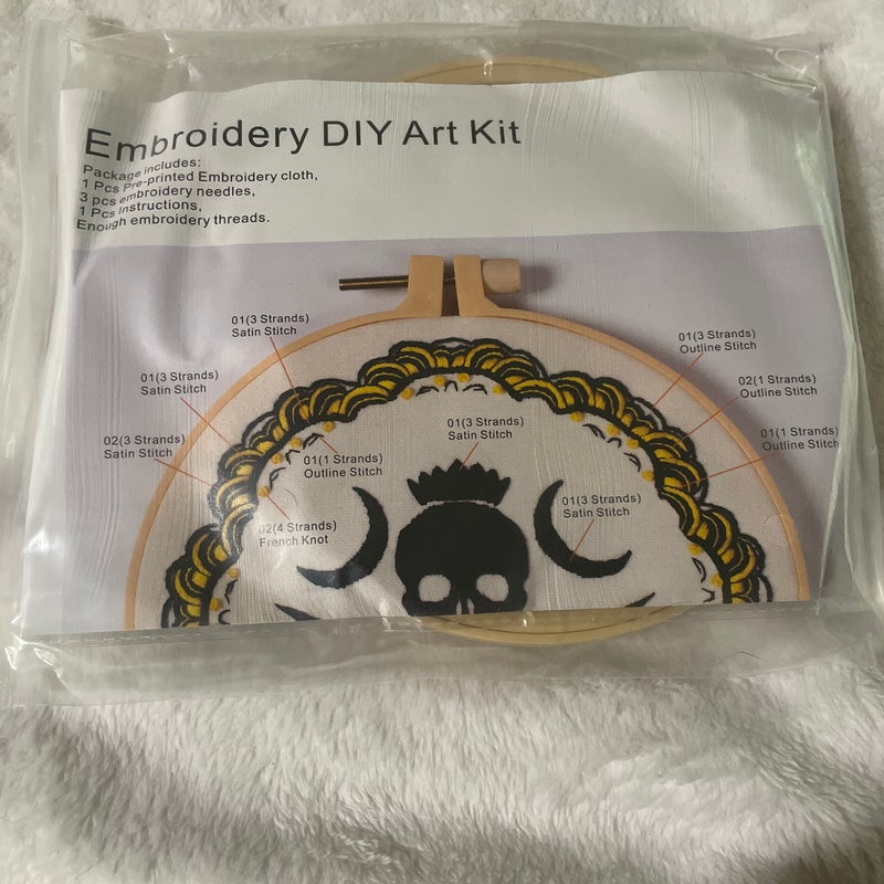 Horror Embroidery Kit - new in wrapping!