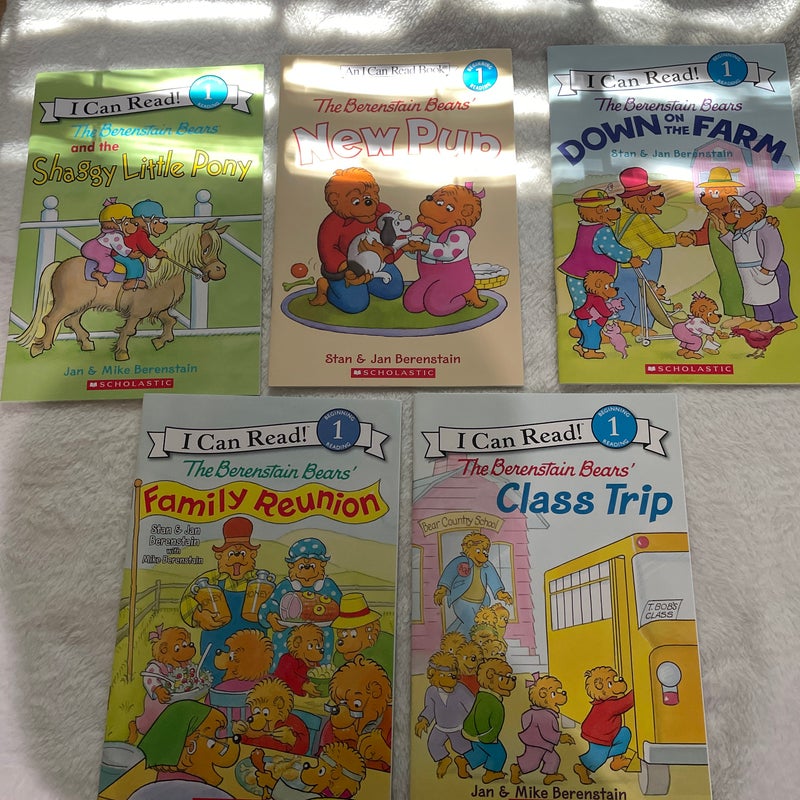 The Berenstain Bears’ - I Can Read- 5 books!