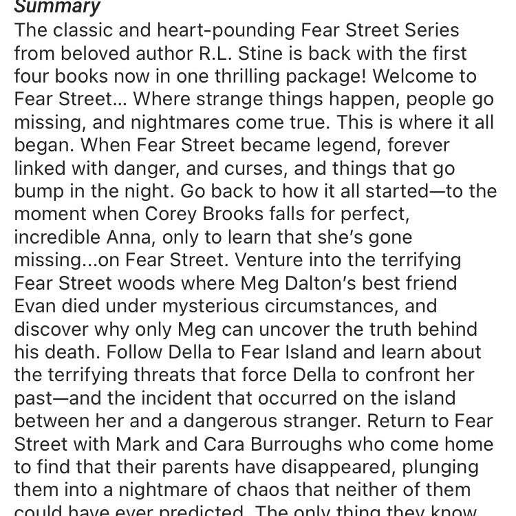 Fear Street: The beginning 