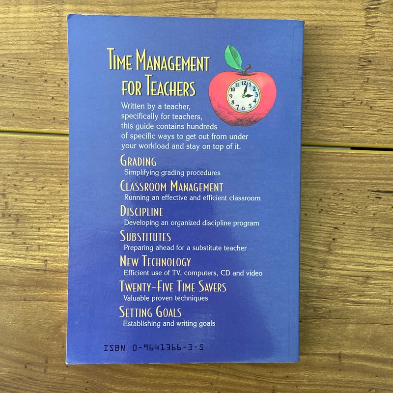 Time management for teachers by scott purdy
