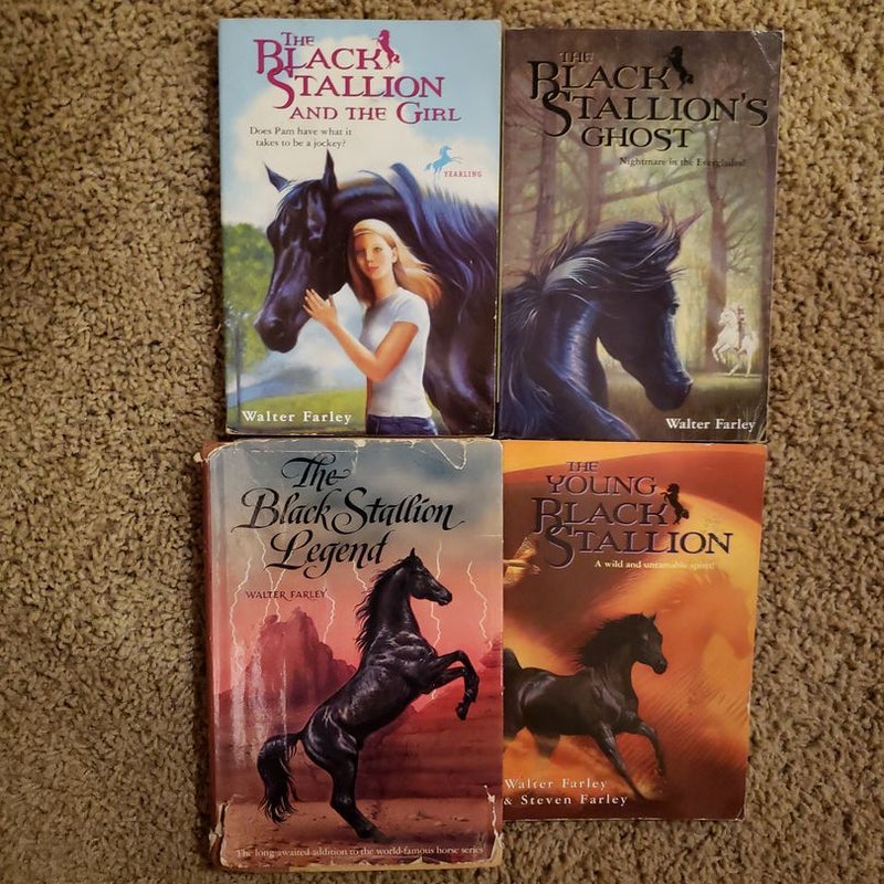 (4 books)The Black Stallion and the Girl, Stallion, Legacy, Ghost