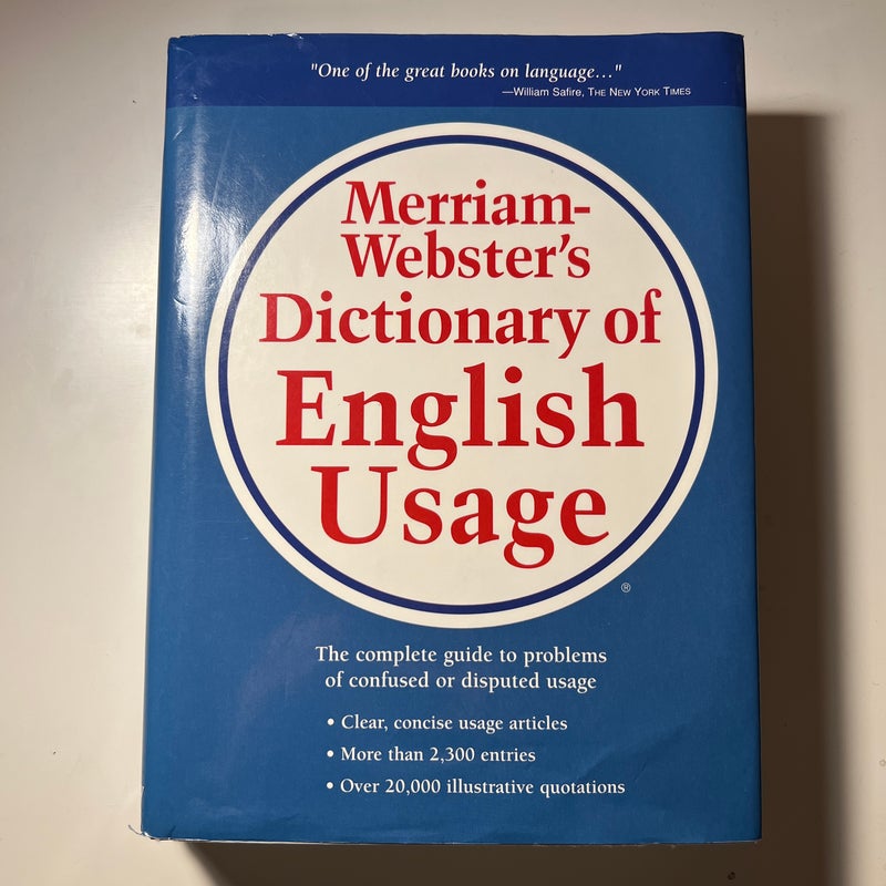 Merriam-Webster's Dictionary of English Usage