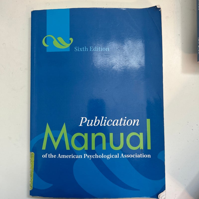 Publication Manual of the American Psychological Association