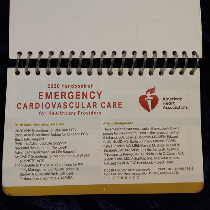 2020 Handbook of Emergency Cardiovascular Care