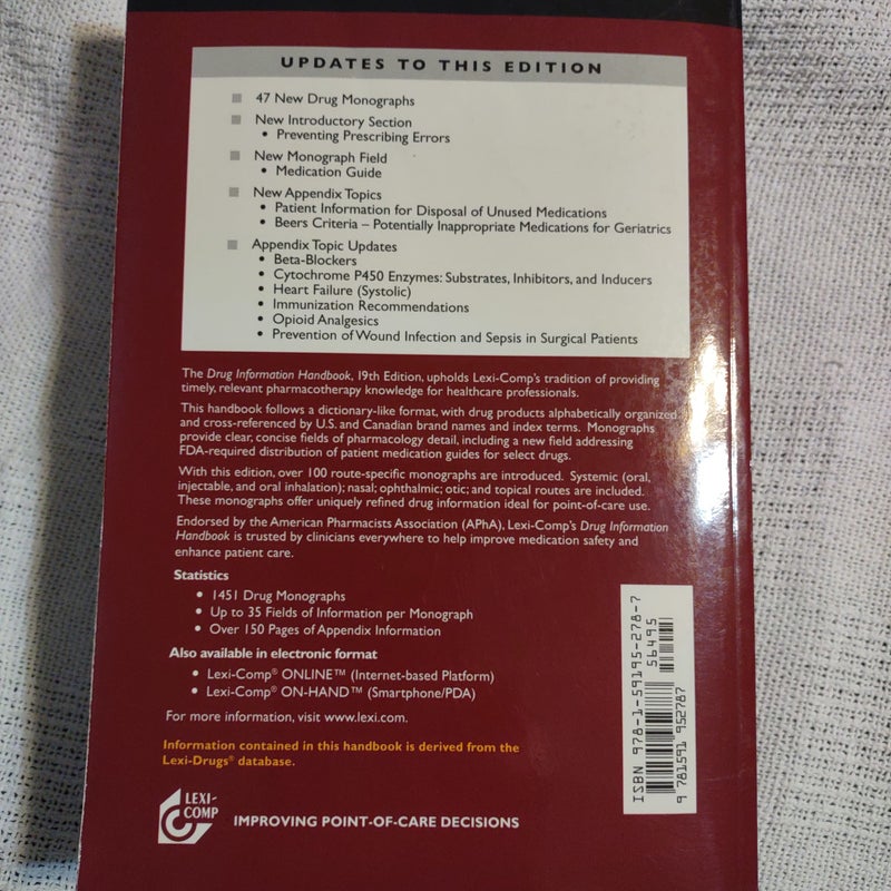 Drug Information Handbook