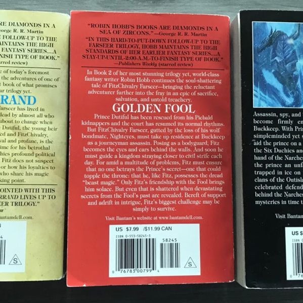 THE TAWNY MAN TRILOGY Robin Hobb ~ Realm Of The Elderlings VTG Fantasy Paperback