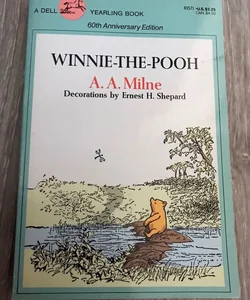 1981 Winnie The Pooh by A.A. Milne 60th Anniversary Dell Yearling paperback