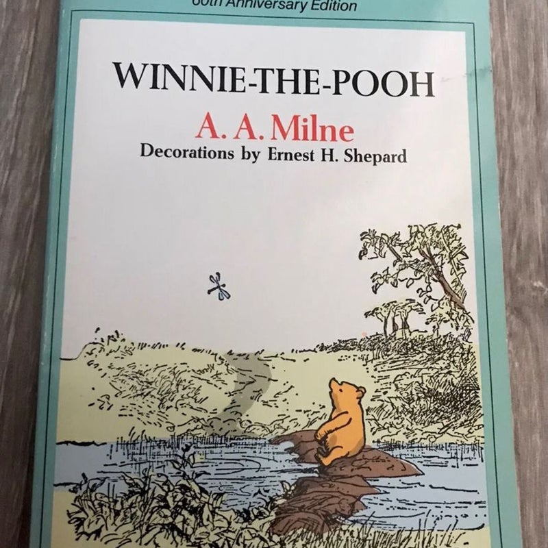 1981 Winnie The Pooh by A.A. Milne 60th Anniversary Dell Yearling paperback