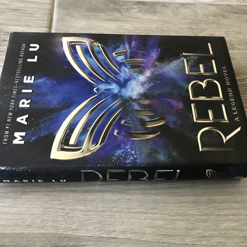 *SIGNED* Rebel (Legend trilogy) Hardcover, YA Science Fiction Fantasy 