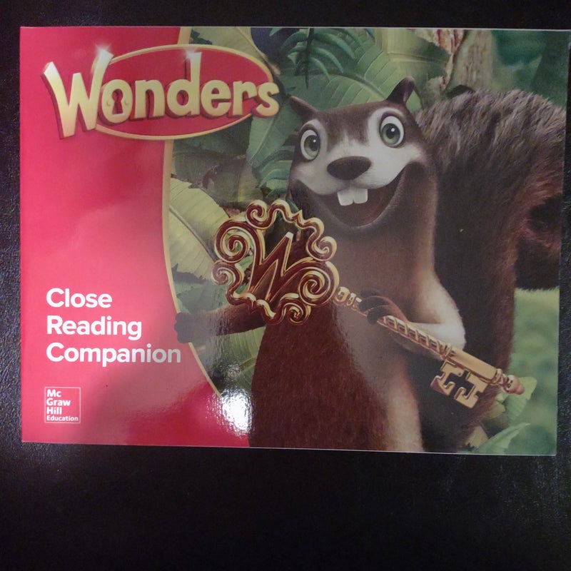 Wonders Close Reading Companion, Grade 1