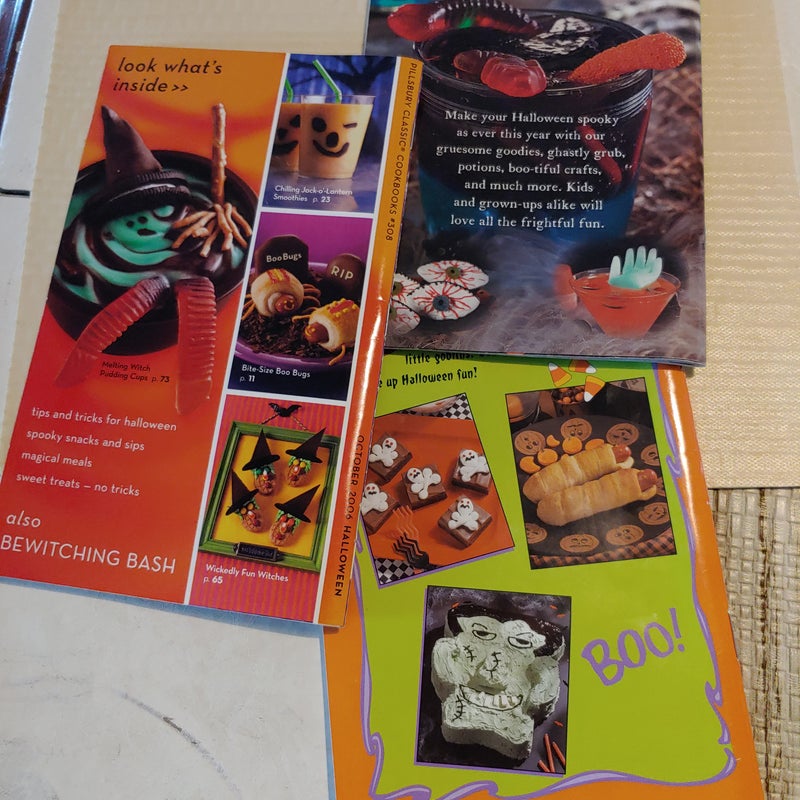 3 Halloween recipe and craft books