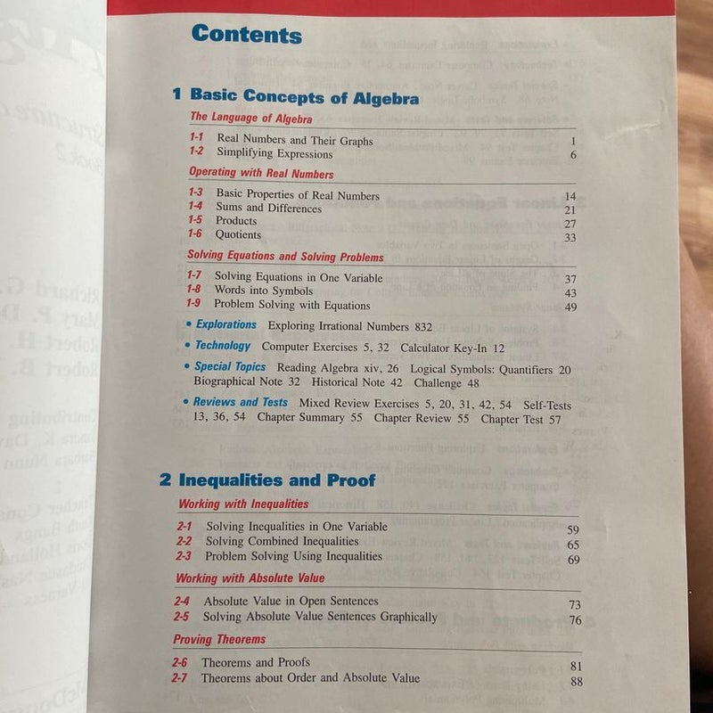 Algebra and Trigonometry Structure and Method classroom book  