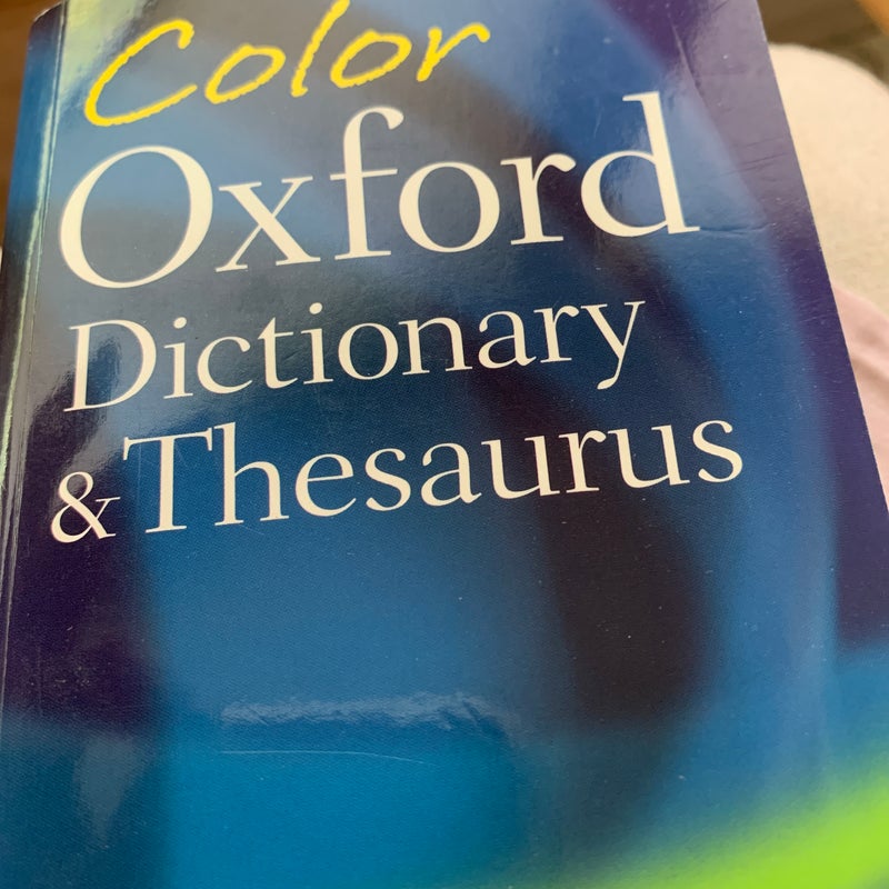 Color Oxford Dictionary and Thesaurus