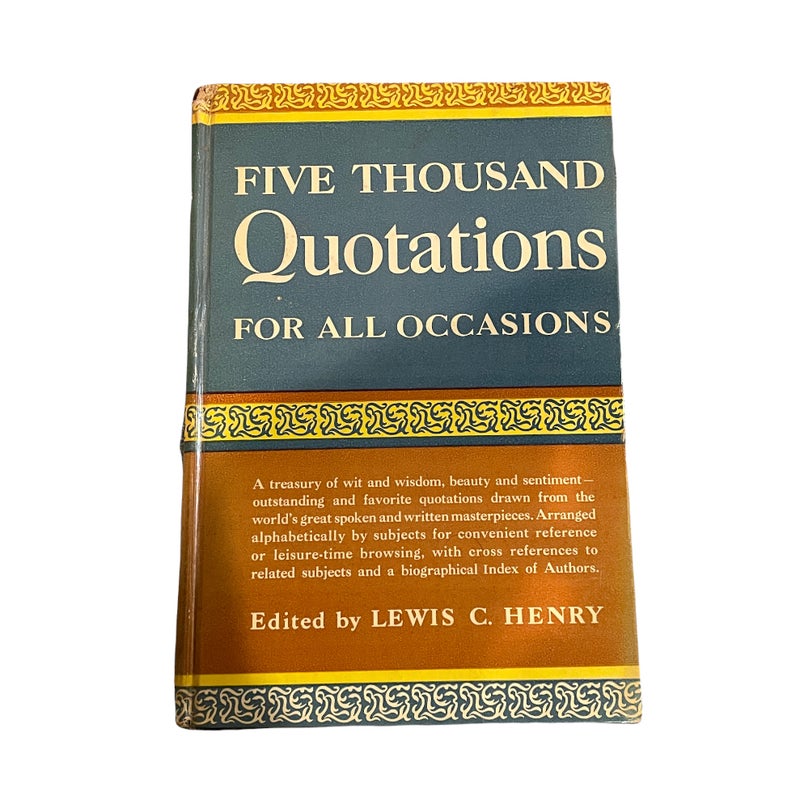 5000 Quotations for All Occasions